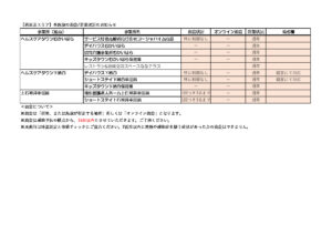 【西東京エリア】各施設の面会・営業状況のお知らせ R5.10のサムネイル
