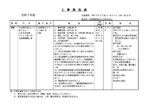 【ブレバ大規模修繕工事】工事発注表_250613のサムネイル